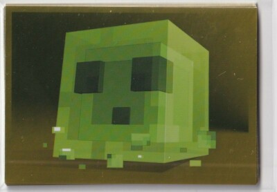 Panini Minecraft Treasure Sticker 2021 Nr. 32 Slime Gold Holo