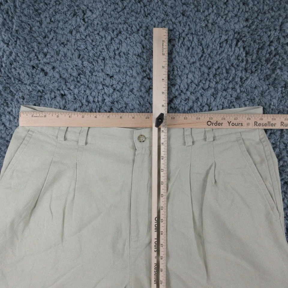 Шорты мужские Tori Richard 38 бежевые плиссированные китайские 38x8* - Изображение 3 из 4