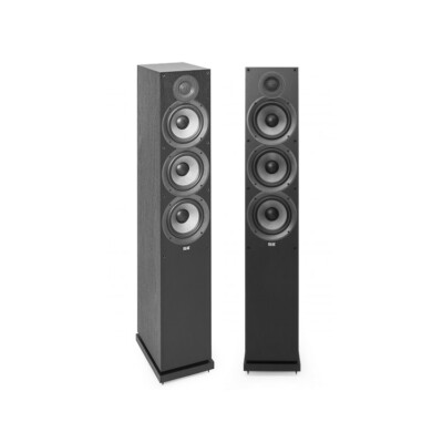 ELAC Debut F6.2 Standlautsprecher 3-Wege Bassreflex Schwarz Dekor 1 Paar