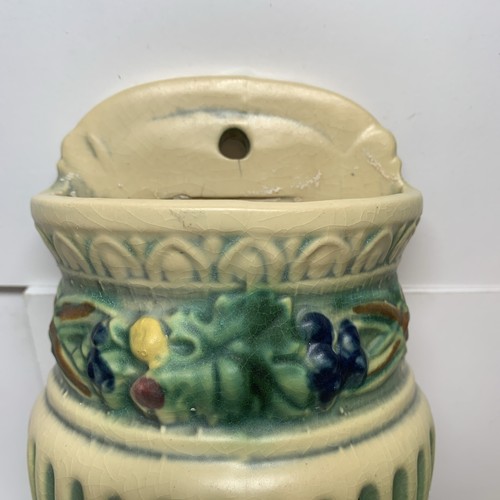 Vintage Roseville Pottery Corinthian Wall Pocket Art Pottery Ceramic circa 1923 - Picture 3 of 9