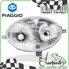 FARO FANALE ANTERIORE VESPA ET4 125 150 LIBERTY LUCE LAMPADINA MANUBRIO PIAGGIO