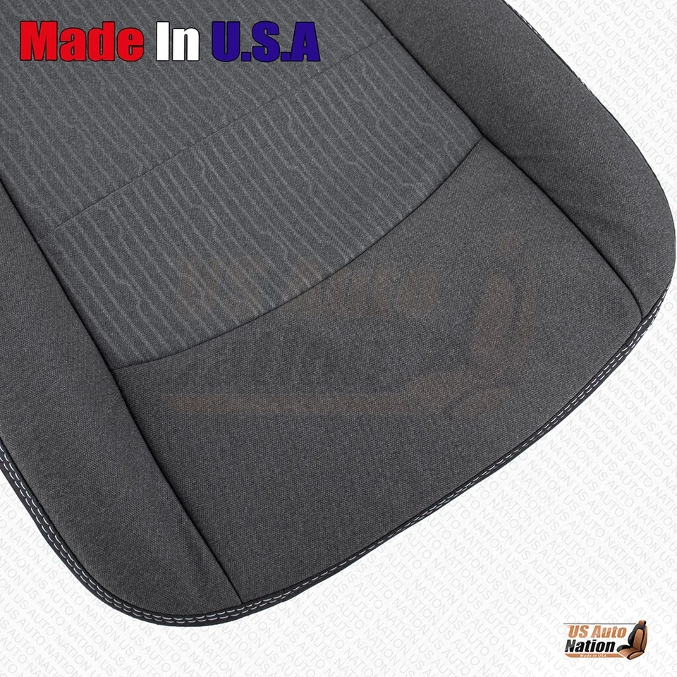 Dodge Ram 2500 3500 4500 5500 2019 2020 cubierta de asiento inferior de tela gris Foto 2 de 4