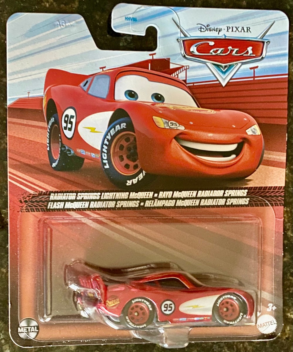 カーズ、ミニカーマテルライトニングマックィーンRADIATOR SPRINGS Disney Pixar Cars Radiator Springs Lightning McQueen Mattel