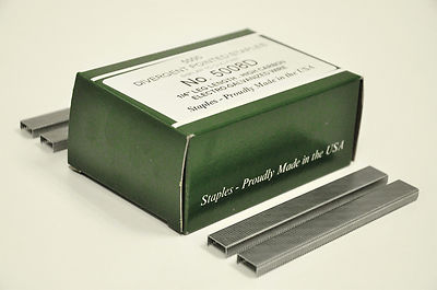 Duo-Fast 508D or 5008D 1/4'' Div. Point Staple, Galv.1 cs of 20 bxs (Made by Zeb)