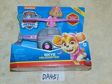 Nickelodeon Paw Patrol Skye's Helicopter And Figure Spinmaster New