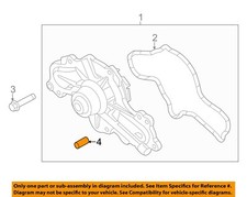 FORD OEM-Water Pump Assembly Pin W706860S300