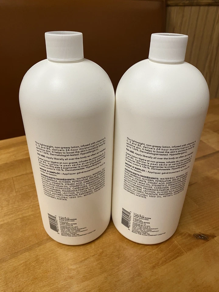 *2 PK**Avon Moisture Therapy Daily Skin Defense Body Lotion 33.8 fl.oz.~No Pump. - Image 2 of 4