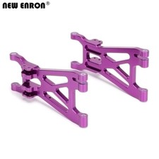 HPI Savage Upgrade Parts: Aluminum Front & Rear C-Hub Set With Steel King Pins (Purple) - Fits Savage 21, X, XL, K4.6, Flux