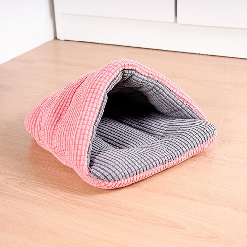 Pet Kennel Sleeping Bag Semi Enclosed Bed Cotton Nest for Guinea Pig Cat Rabbit - Picture 11 of 23