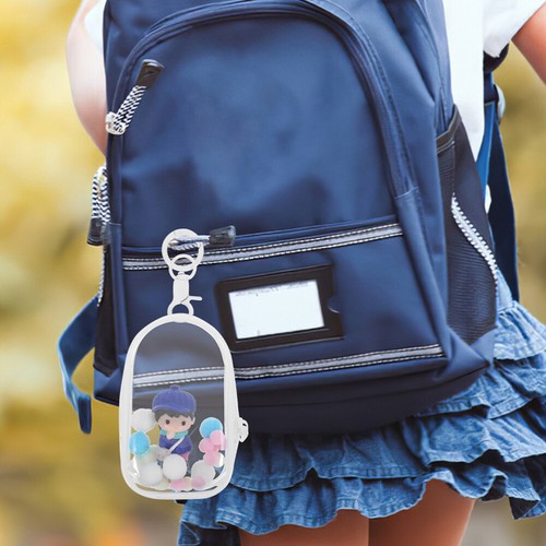 2pcs Clear PVC Doll Display Case with Zipper Closure High Transparency for Home - Picture 6 of 12