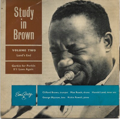 CLIFFORD BROWN -Study In Brown Volume Two- EmArcy 7'' Vinyl EP Max Roach