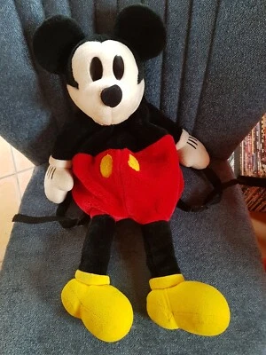 SAC À DOS WALT DISNEY MICKEY ENFANT VINTAGE DESSIN ANIMÉ - Photo 1/4