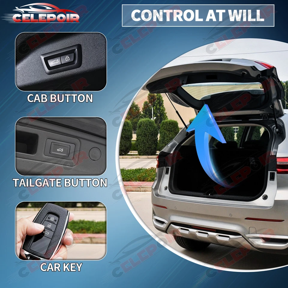 2X puntal de soporte de elevación de portón trasero eléctrico para Lexus RX350 RX450 2016-2019 Foto 3 de 4