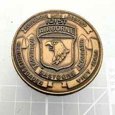 Vintage 1991 Desert Storm Army Infantry 101st Air Assault Soldier Challenge Coin