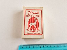 Bambi Playing Cards 55 Poker Bridge Original Vintage New