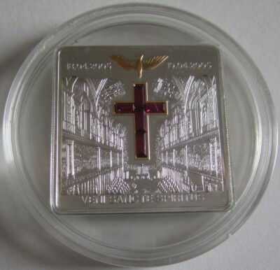 Liberia 10 Dollars 2005 Conclave Silver