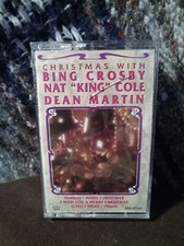 Christmas with Bing Crosby Nat king Cole Dean Martin cassette tape.