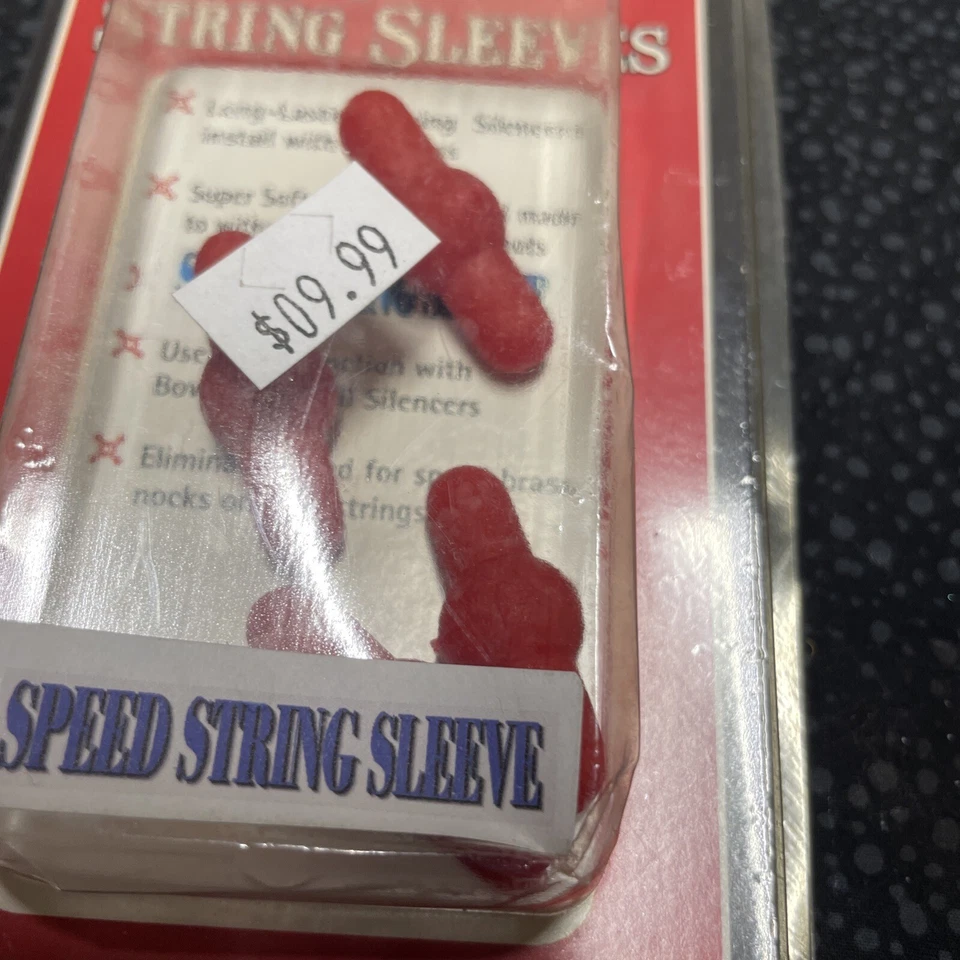 Bowjax String Sleeves Red 4 Pack - Image 2 of 3