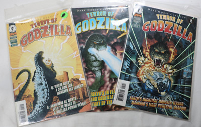 Terror Of Godzilla #2, #3 and #5 Dark Horse Classics Comics Direct Sales 1998