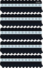 72 PK ofMen's Premium Cotton Quarter Ankle Sport Socks Size 10-13 Solid Black
