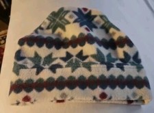 NEW GIRL'S WOMEN'S FLEECE WINTER HAT   21" AROUND FLAT DOES STRETCH