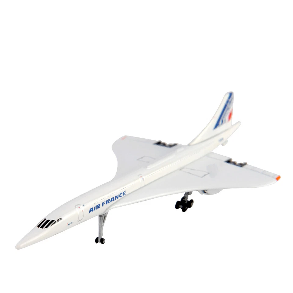 1/400 Avión Réplica Modelo Regalo Avión Juguete Concorde Air France 1976-2003 Diecas Foto 2 de 4
