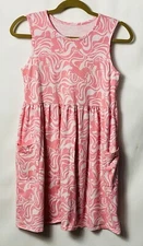 Wonder Nation Little Girl Pink Unicorn Dress Size XL (14-16)