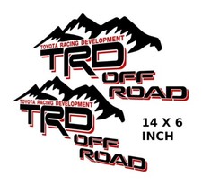 Trd Off Road Decals Stickers Bed Replacement Oem Sport 4x4 Mountain Trdormtnv1