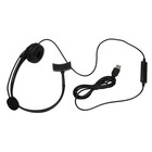 USB Call Center Headset with Noise Cancelling Mic Monaural Headphone for PC5163