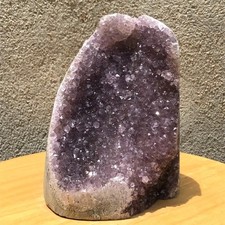1870G Natural Amethyst Geode Crystal Mineral Specimen Freeform Healing Reiki