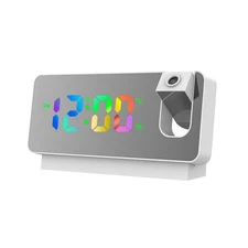 Electronic Clock LED  Screen   Alarm Clock Projection Small Alarm Clock O5W8