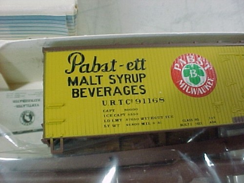 HO Walthers 932-2464 Pabst 40’ DS Madera Frigorífico Boxcar Kit Sin Montar | Zustand: New