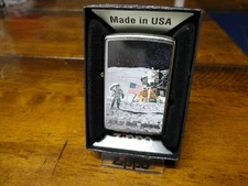 APOLLO 11 MOONLANDING JULY 20 1969 ZIPPO LIGHTER MINT IN BOX 2025
