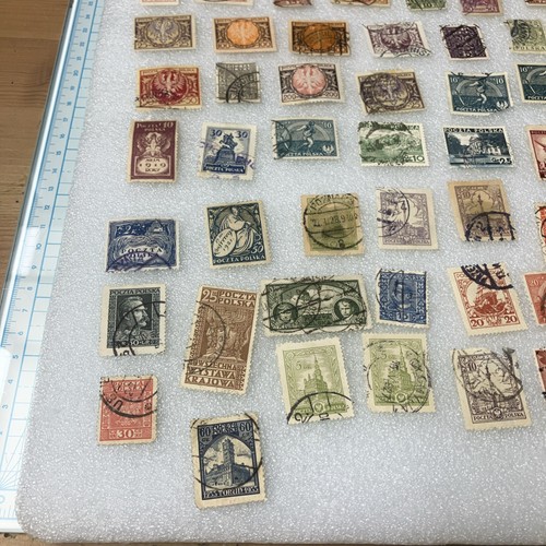 55+ Antique Poland/Air Mail USED/HR Stamps, 1850-1950; Mixed Lot, A DEAL-LOOK! - Picture 14 of 24