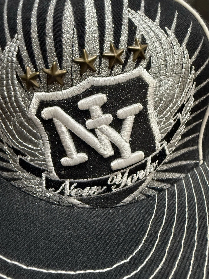 Gorra gorra de los equipos de la MLB City Hunter marca mediana New York Yankees DC KCBeball peluca angular Foto 2 de 4