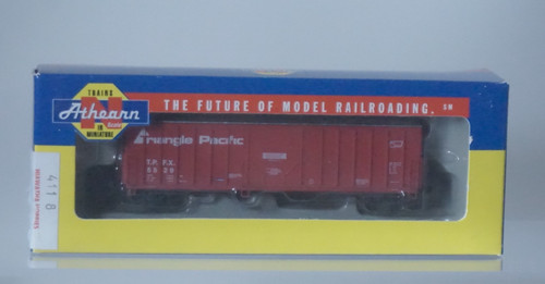 Vagón de tren de caja Athearn WEATHERED Triangle Pacific TPFX 5529 N escala 50' - 11208 | Zustand: Used