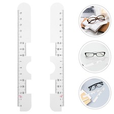 2 Pcs Pupillary Distance Meter Ruler Portable Multifunctional Measurement Tool