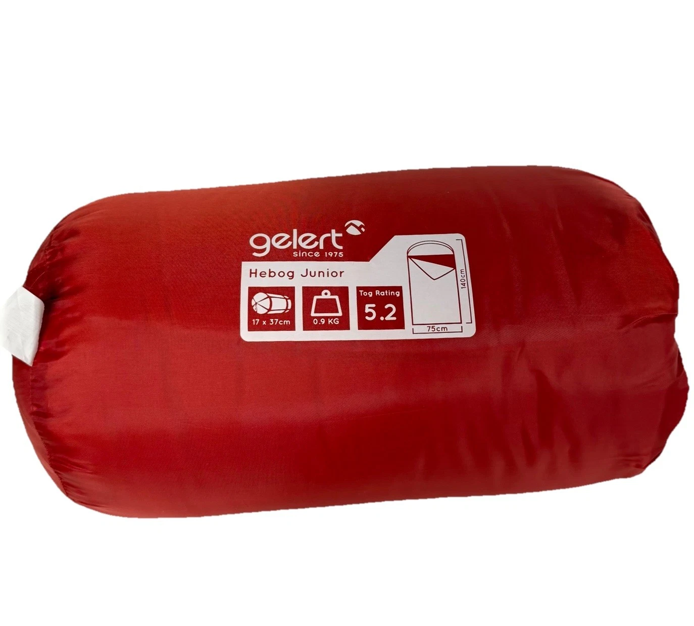 Gelert Hebog Junior Sleeping Bag Red 75 X 140cm New