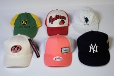 Hats/Caps Mixed Lot of 6 Youth and Toddler Size Some New