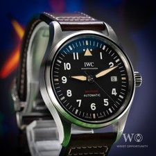 IWC Pilot's Watch Spitfire Automatic Box & Papers Black Dial 39mm IW326803 3