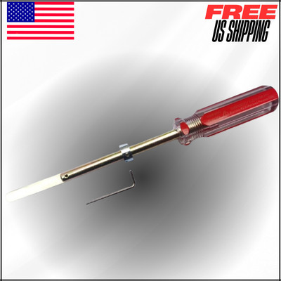 Elevator Drop Key Elevator Door Key Emergency Key 1/8X3/8'' Drop Leg, 3/8'' Shaft