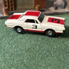 Aurora Thunderjet cougar white red 3 running chassis  