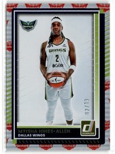 2025-26 DONRUSS WNBA HOLO TEAM LOGO MYISHA HINES-ALLEN 02/13 DALLAS WINGS #65