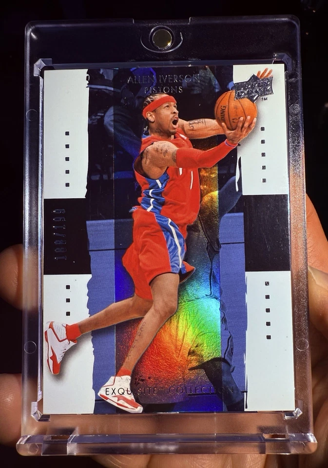 2009 Allen Iverson EXQUISITE COLLECTION! SP! 199! Rare! HOF Great Looking Set🔥  - Image 4 of 4