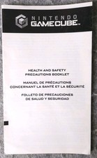 Gamecube Health And Safety Precautions Booklet Manual Nintendo Insert Only