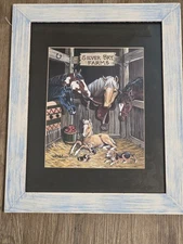 Arnold's Art From Heart Silver Bay Farms Framed Print Horse Equestrian USA Pony