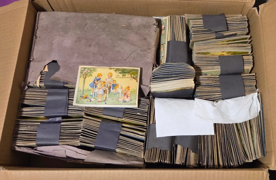 ALTE DEUTSCHE NADELMAPPE 30er/40er Jahre - OLD GERMAN NEEDLE FOLDER 1930s/1940s - Bild 3 von 3