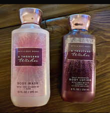 Bath Body Works A Thousand Wishes Body Lotion 8 Oz Body Wash 10 Oz Set