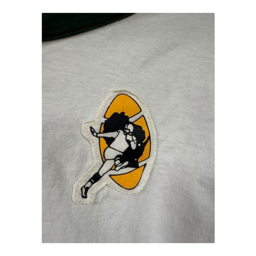 Vintage Reebok Size 2XL Green Bay Packers Running Back Logo Henley Shirt - Picture 3 of 11