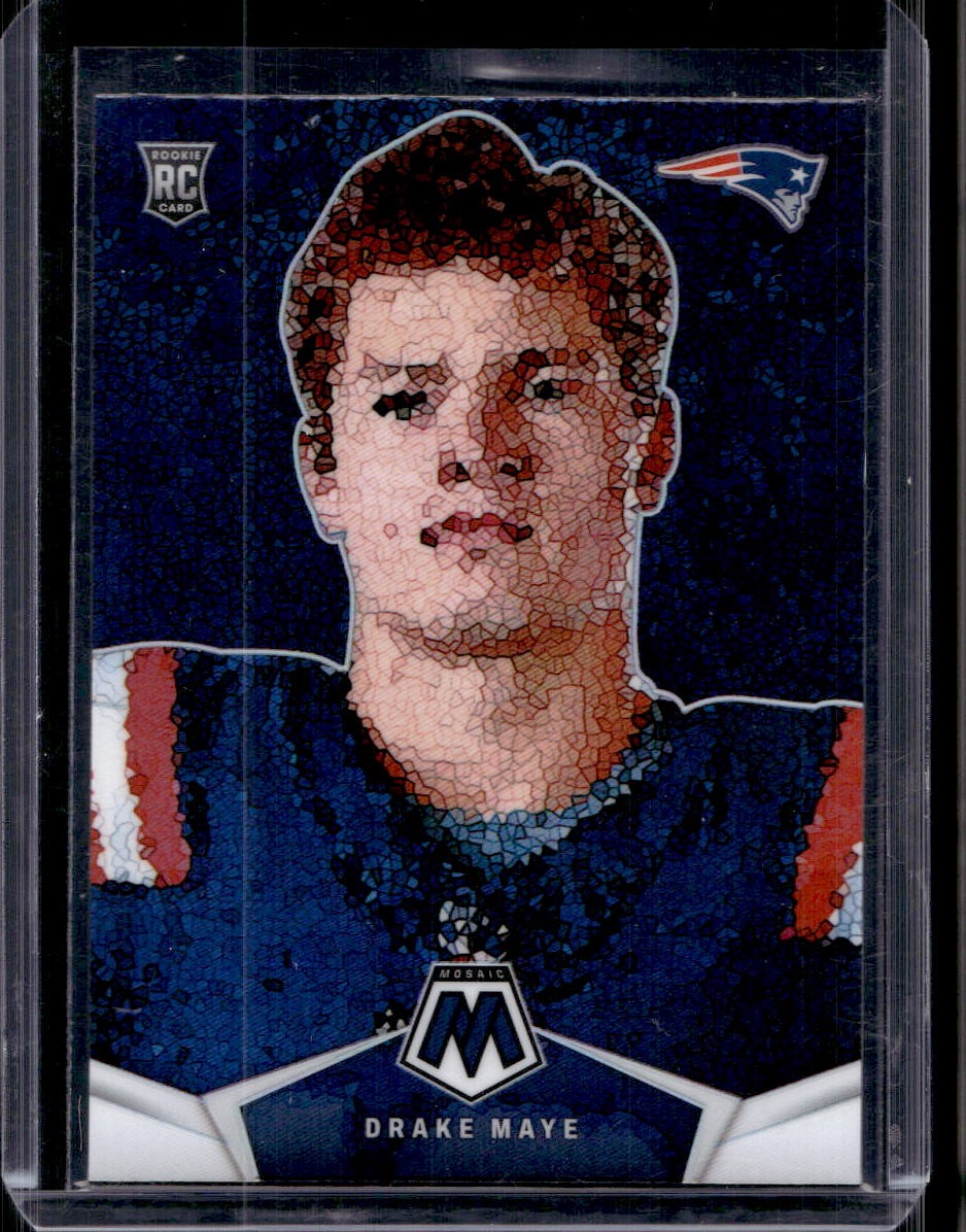 Drake Maye 2024 Panini Mosaic #MM-DME Micro Mosaic SSP Rookie